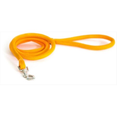 3/4 In. X 60 In. Round Braided Light Orange Rope Lead